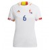 Belgien Axel Witsel #6 kläder Kvinnor VM 2022 Bortatröja Kortärmad